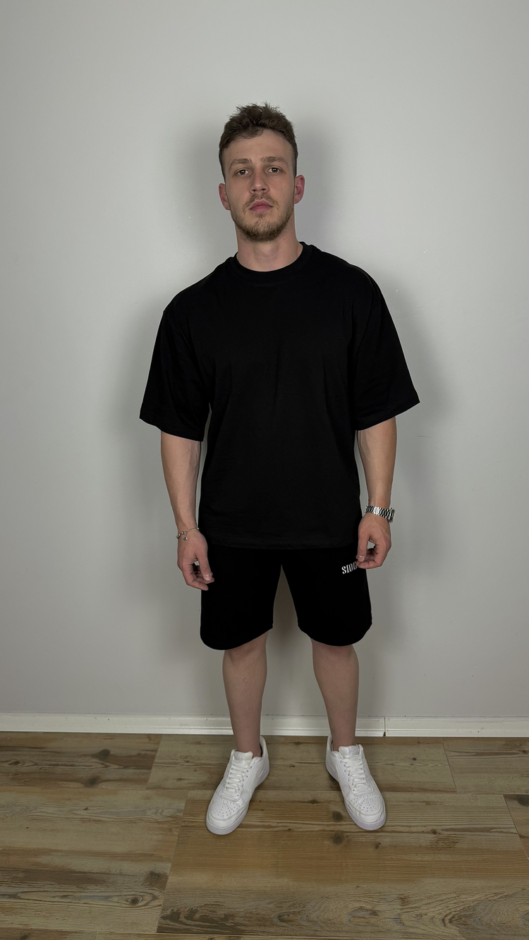 SİYAH BOXY BASİC TİŞÖRT